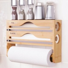 Bamboo Food Wrap Dispenser