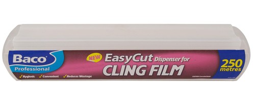 Easy cut cling film - cling, dispenser