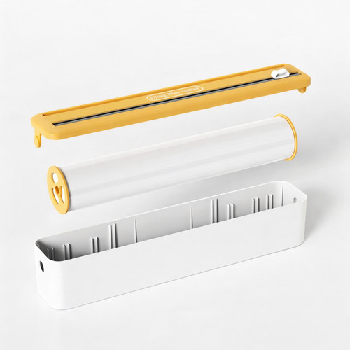 Plastic wrap dispenser cutter - plastic,